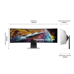 Monitor Samsung Odyssey OLED G9 S49CG950SU 49" 5K OLED 240Hz 0,03ms Zakrzywiony Gamingowy