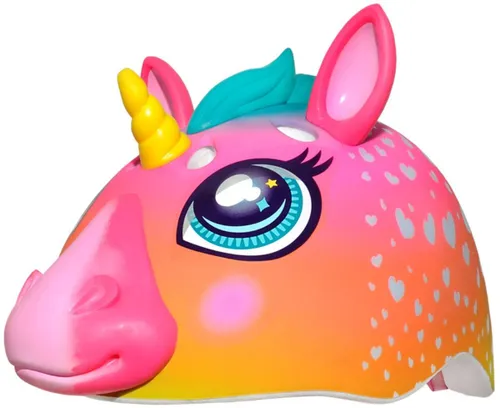 Kask rowerowy RASKULLZ Super Unicorn LED Wielokolorowy dla Dzieci (rozmiar S)