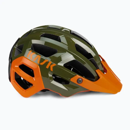 Kask rowerowy KASK Rex zielono-pomarańczowy CHE00038.266