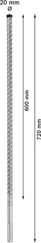 Wiertło udarowe 20x600x720mm Bosch EXPERT SDS max-8X
