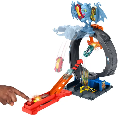 Tor Hot Wheels City Pętla nietoperza HTN78