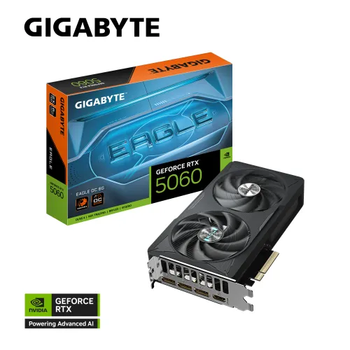 Karta graficzna Gigabyte GeForce RTX 5060 EAGLE OC 8GB GDDR7 128bit DLSS 4