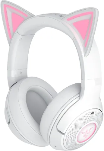 Słuchawki RAZER Kraken Kitty V2 BT Bezprzewodowe, Nauszne, Dźwięk przestrzenny Biały