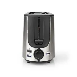 Toster Gastronoma 18140004 Ruszt do bułek Rozmrażanie 850W