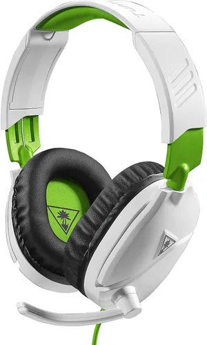 Słuchawki przewodowe z mikrofonem Turtle Beach Recon 70X Nauszne Biało-zielony