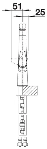 Bateria BLANCO Avona-S 526170 Czarny