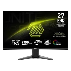 Monitor MSI MAG 27C6F 27" 1920x1080px 180Hz 0.5 ms [GTG] Curved