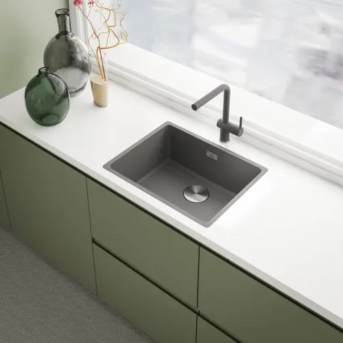 Bateria FRANKE Lina L Pull-out 115.0728.486 Kamienny szary