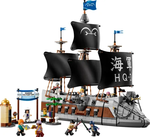 LEGO ONE PIECE 75646 Okręt Garpa, zestaw klocków 9+