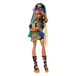 LALKA MONSTER HIGH NEFERA DE NILE królewska mumia + skarabeusz Lavish JDR48