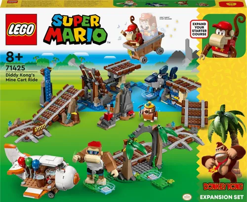 Конструктор Lego Super Mario поездка на повозке Дидди Конга - набор расширения (71425)