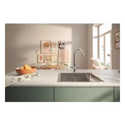 Bateria GROHE Blue Pure BauCurve 30580000 Chrom