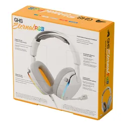 Słuchawki GLORIOUS GHS Eternal RGB GLO-A-2PC-WHT Nauszne