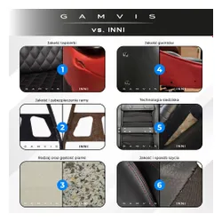 Fotel GAMVIS Phantom Large Czarny (niebieskie elementy)