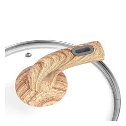 Garnek granitowy typu stone z pokrywką Konighoffer Fegato 2,2 l