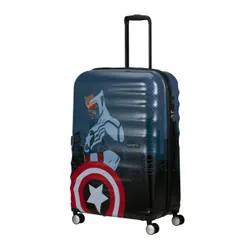 Большой чемодан American Tourister Wavebreaker Disney Marvel - Captain America