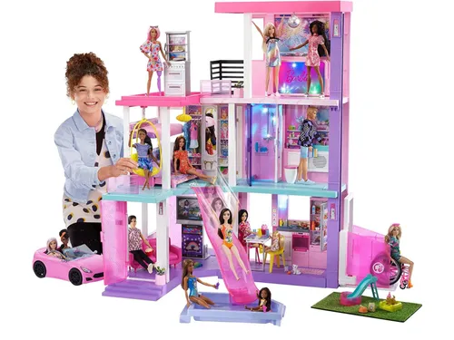 Barbie DreamHouse ® Deluxe yazlık 60 yıldönümü + 2 bebek