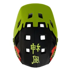 Kask KAMIKAZE Ronin Zielony Full Face (rozmiar L)