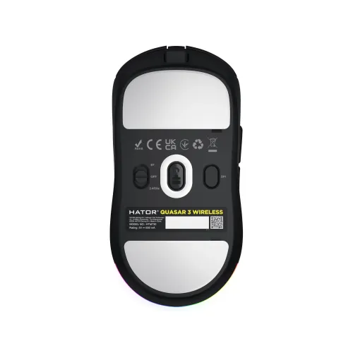Myszka gamingowa Hator Quasar 3 Wireless Czarny