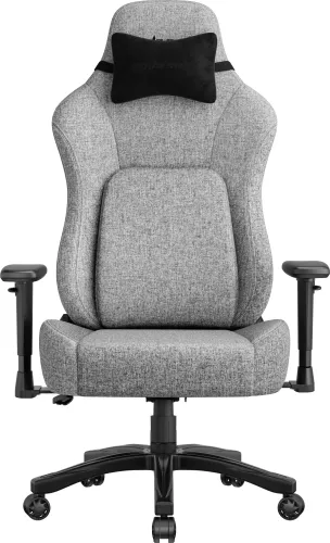 Fotel Anda Seat Phantom 4 L Gray Fabric Gamingowy do 100kg Tkanina Szary