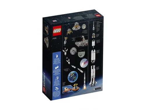 Конструктор Lego 21309 Ideas - Ракета-носитель Сатурн-5 NASA