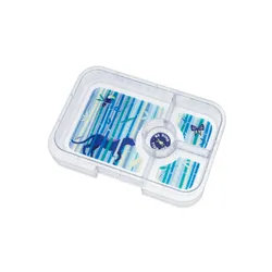 Lunchbox pojemnik na śniadanie XL Yumbox Tapas 4 - hazy blue / panther