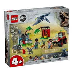 Конструктор LEGO Jurassic World 76963 спасательный центр для маленьких динозавров