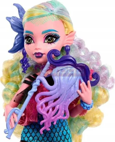 MONSTER BALL LALKA MONSTER HIGH LAGOONA BLUE lalka w imprezowym stroju HNF71