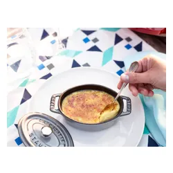 Mini garnek żeliwny owalny STAUB MINI COCOTTE 250 ML Grafitowy