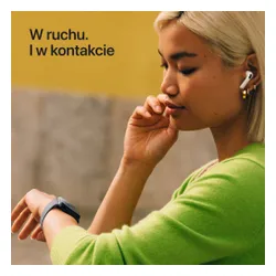 Apple Watch SE 3gen GPS 40mm koperta z aluminium (księżycowa poświata) + pasek sportowy rozmiar S/M (księżycowa poświata) 2025