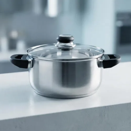 Garnek ze stali nierdzewnej z pokrywką EMILIO 3,2 l