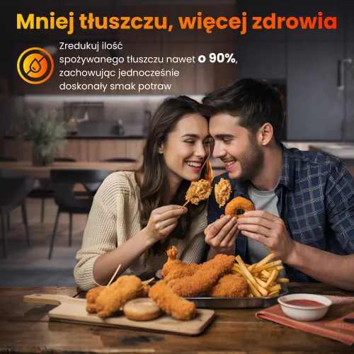 Frytkownica beztłuszczowa Extralink Smart Life Air Fryer SJ-400 1300W 4l