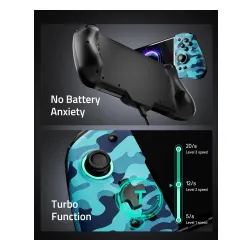 Kontroler FUNLAB Luminpad Gripcon Switch Blue Camo do Nintendo Switch
