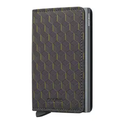 Mały portfel RFID Secrid Slimwallet Optical - grey / yellow