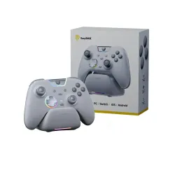 Pad EasySMX X05Pro do Nintendo Switch, PC Bezprzewodowy Biały + Stacja dokująca