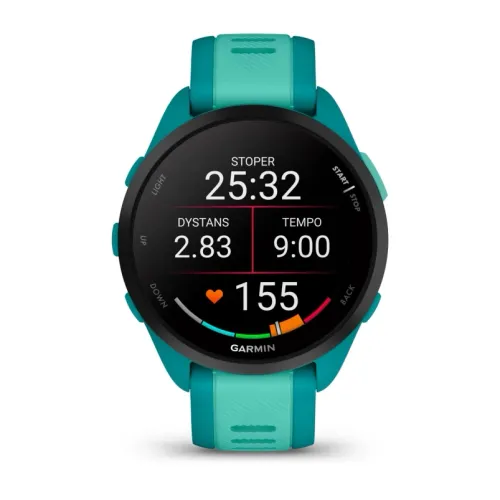 Smartwatch Garmin Forerunner 165 Music 43mm GPS Turkusowy