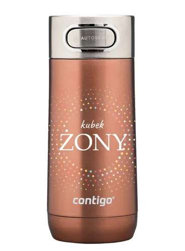 Kubek termiczny Contigo Luxe 360 ml Kubek Żony - white zinfandel