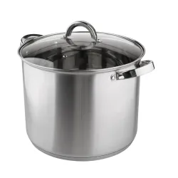 Garnek ze stali nierdzewnej z pokrywką FABIO 12,5 l