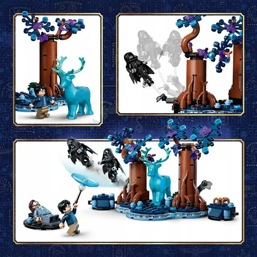 LEGO Harry Potter 76475 Zakazany Las: Expecto Patronum, zestaw klocków 7+