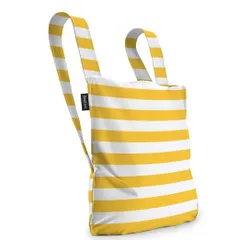 Shopperka codzienna wielorazowa 2-w-1 Notabag - golden stripes