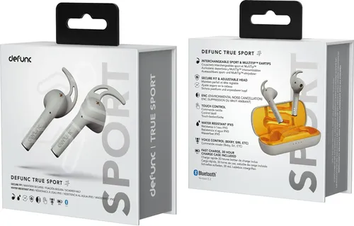 Беспроводные наушники DEFUNC True Sport In-Ear Bluetooth 5.2 Silver