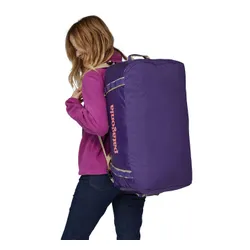 Katlanabilir çanta 2in1 Patagonya Siyah Delikli Duffel 55 l-perennial mor