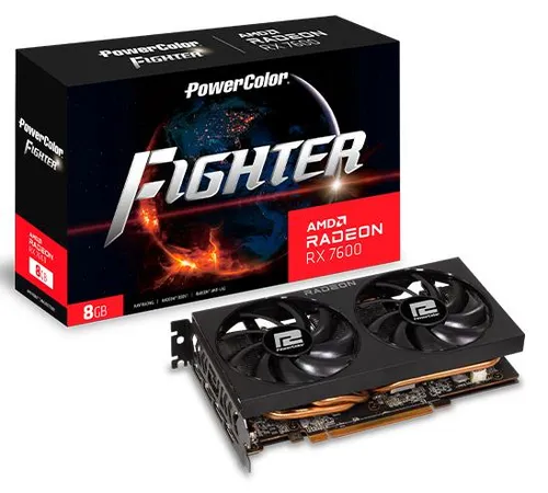 Karta graficzna PowerColor Fighter Radeon RX 7600 8GB GDDR6 128bit FSR