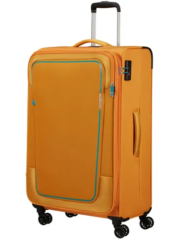 American Tourister Pulsonic'in Geniş Genişletilebilir Valizi-sunset yellow