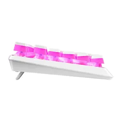 Klawiatura MODECOM Volcano Lanparty RGB Biały