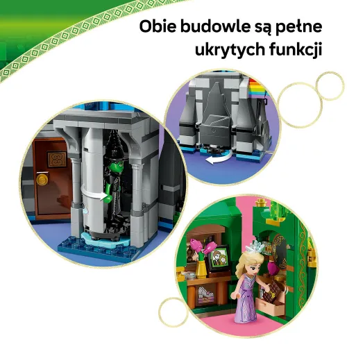Конструктор пластиковый LEGO Wicked 75689 Изумрудный город и замок Кьямо Ко