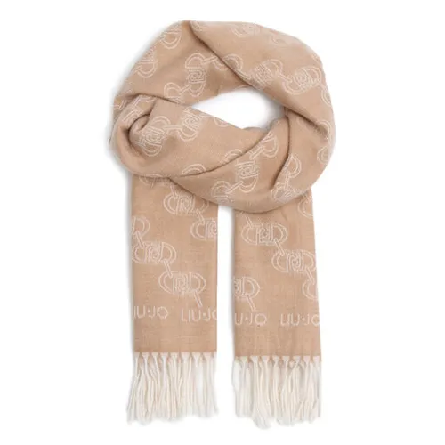 Liu Joe Stolya Jacquard eșarfă logo 2f3079 T0300 Cammello 00070