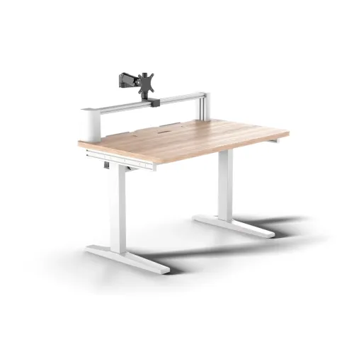 Biurko Corsair Platform:4 Standardowy 120cm Drewno bejcowane na kolor jasnej sosny