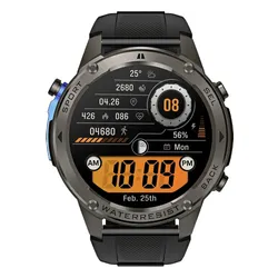 Smartwatch LUNA Veles GPS Stalowy