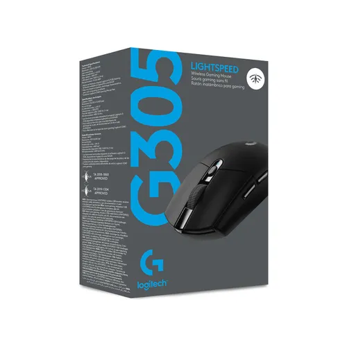 Myszka gamingowa Logitech G305 - czarny